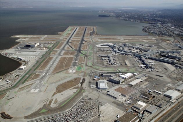 Imatge de l'aeroport de San Francisco (Aèria)